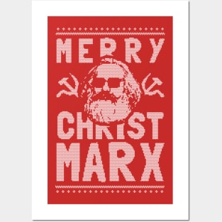 Merry Christ Marx Posters and Art